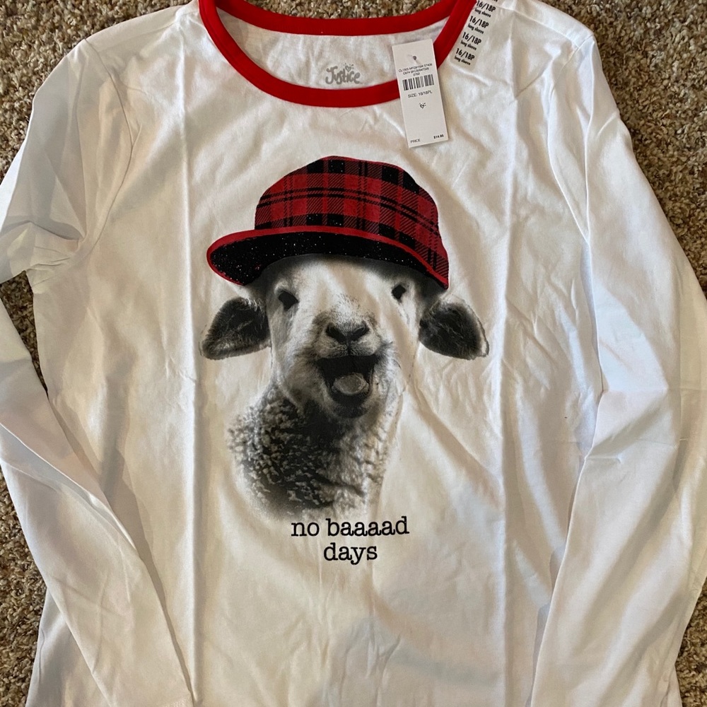 NWT Girls Justice cotton top